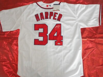 bryce harper signed jersey